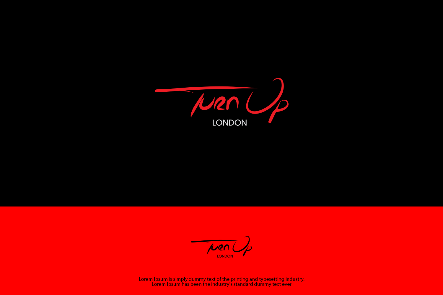 Logo-Design von groomfox für Turn Up London | Design #17492627