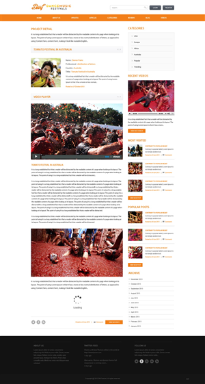 Web Design by pb for this project | Design: #2858387