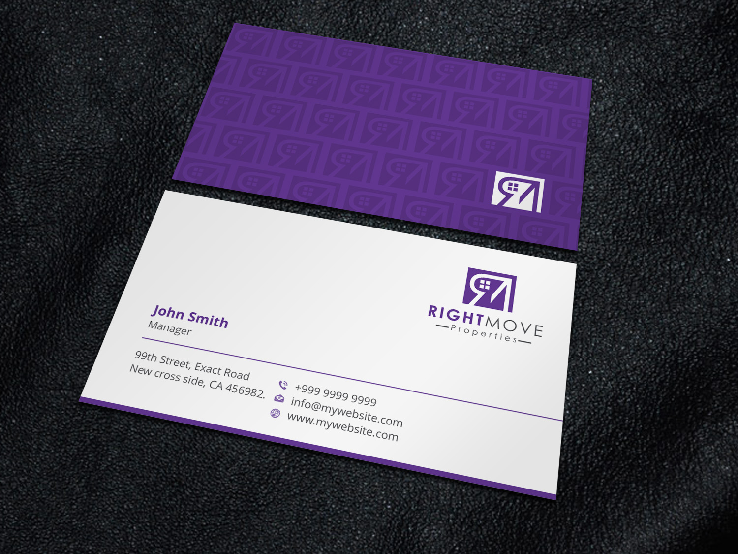 Visitenkarten-Design von Xpert für Right Move Properties | Design #17533338
