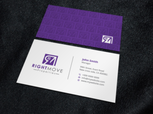 Right Move Properties (or RMP) - multifamily specialists | Diseño de Tarjeta de Presentación por Xpert