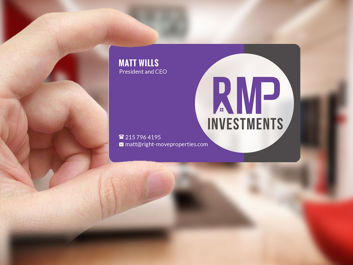 Visitenkarten-Design von Creations Box 2015 für Right Move Properties | Design #17563302