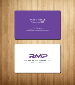 Business Card Design by Creations Box 2015 for Right Move Properties | Design: #17563316