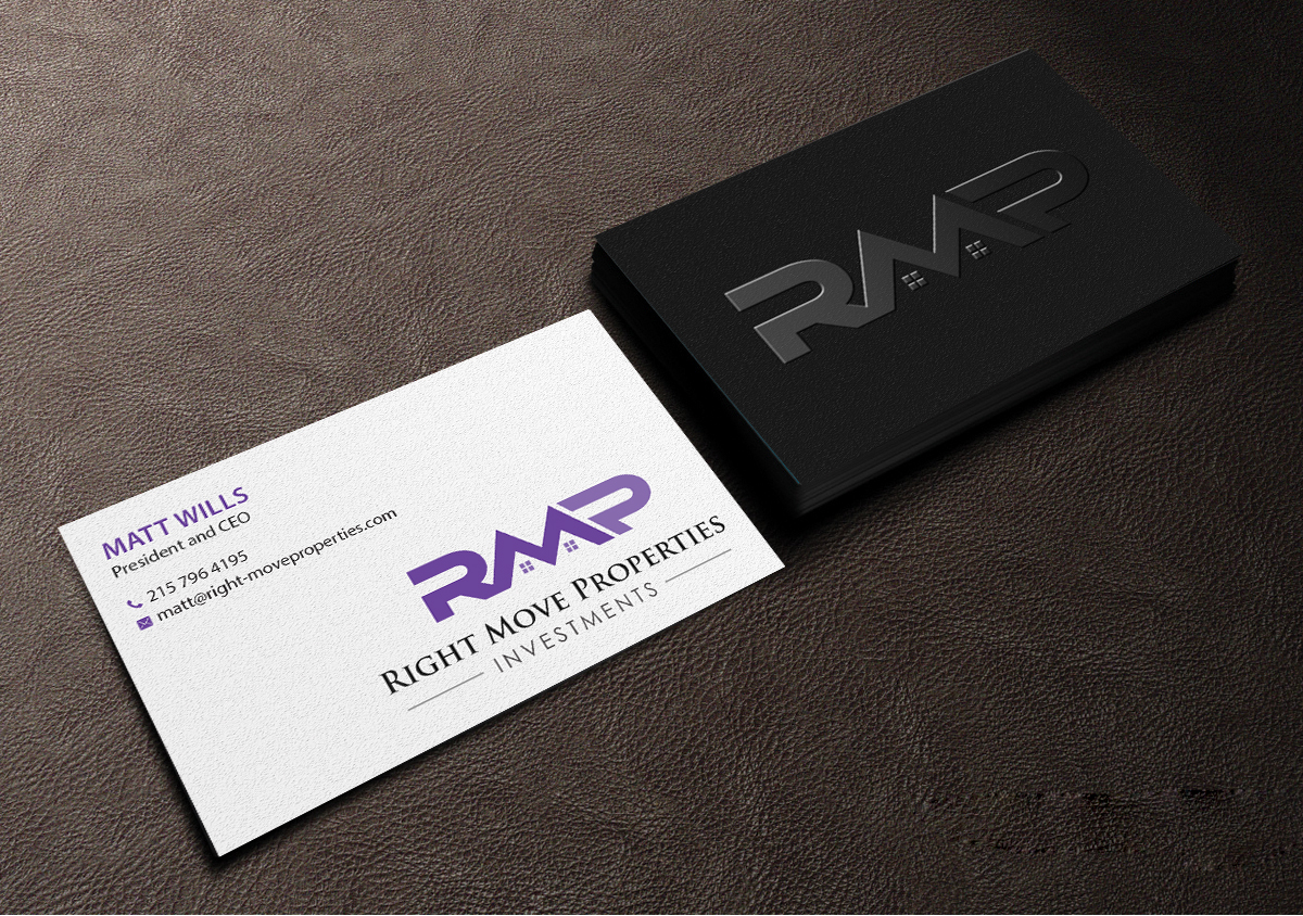 Business Card Design by Creations Box 2015 for Right Move Properties | Design #17563322