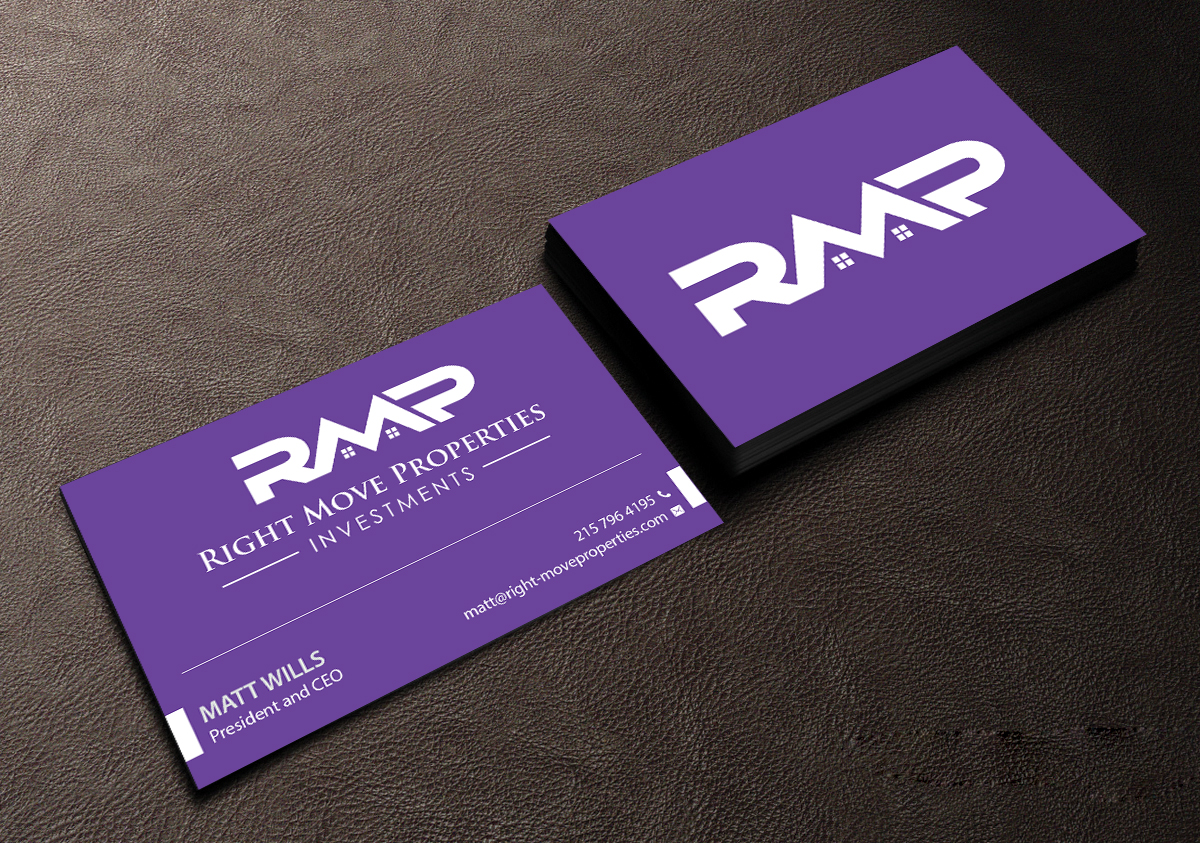 Visitenkarten-Design von Creations Box 2015 für Right Move Properties | Design #17563323
