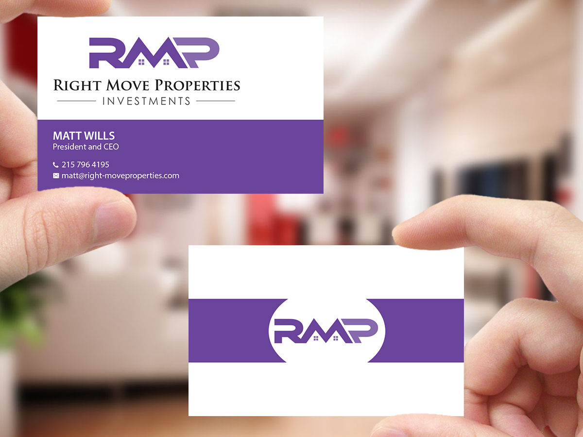 Diseño de Tarjeta de Presentación por Creations Box 2015 para Right Move Properties | Diseño #17563334