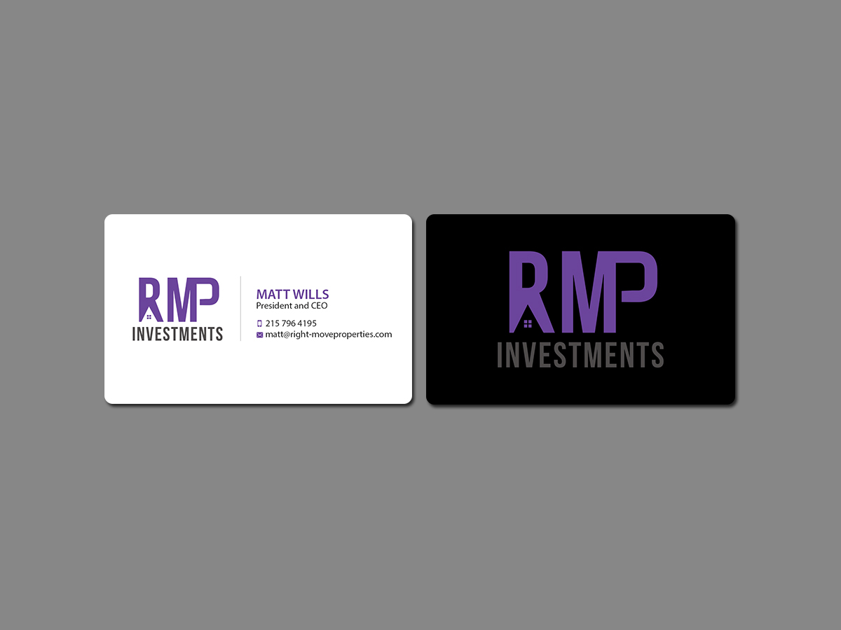 Design de Carte de Visite par Creations Box 2015 pour Right Move Properties | Design #17563361