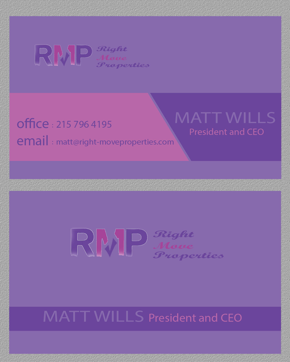 Design de Carte de Visite par abdeddine14 pour Right Move Properties | Design #17527247
