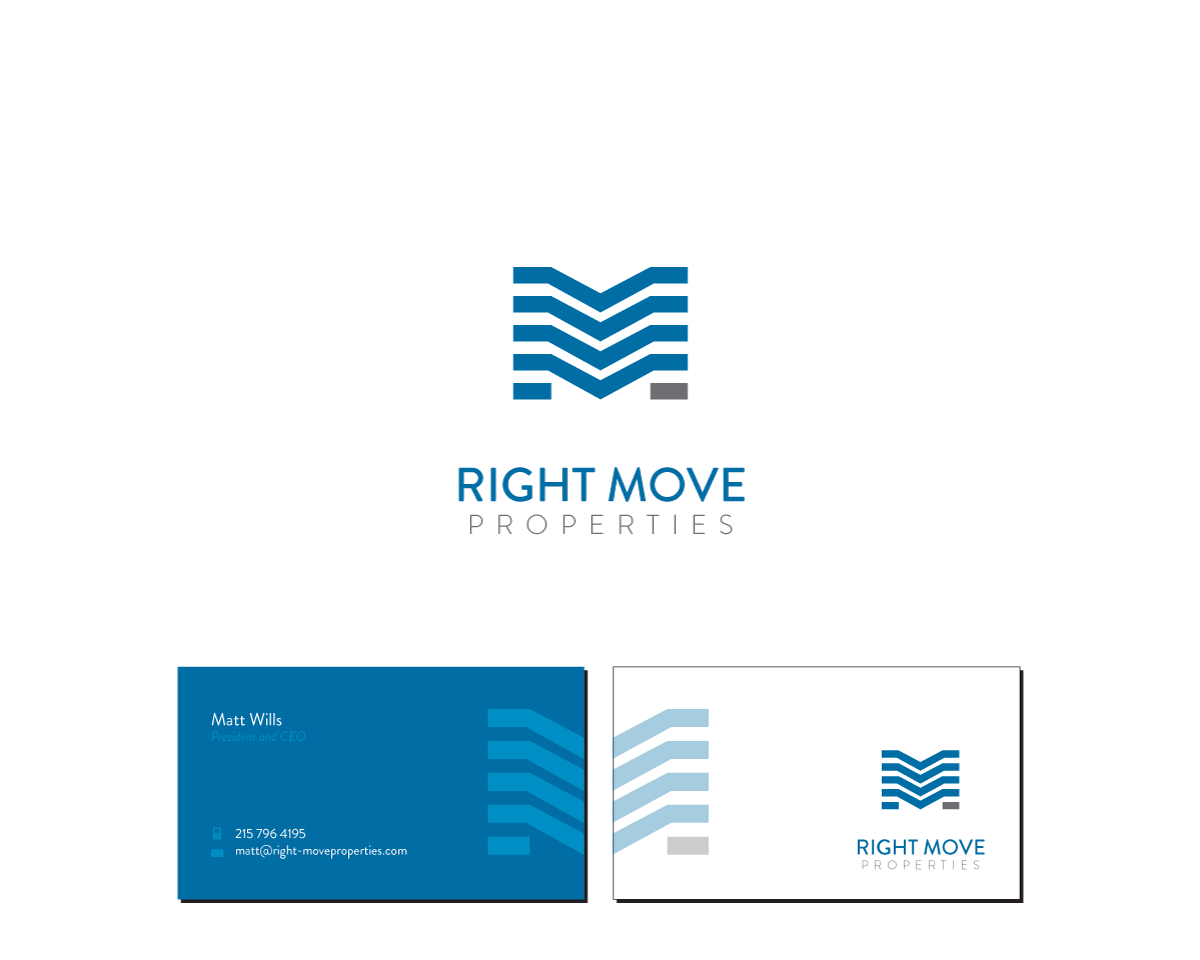 Diseño de Tarjeta de Presentación por MilenaL. para Right Move Properties | Diseño #17556359