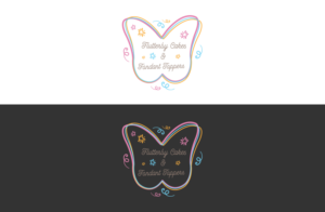 Logo Design by GLDesigns for Flutterby Cakes & Fondant Toppers | Design #17544101