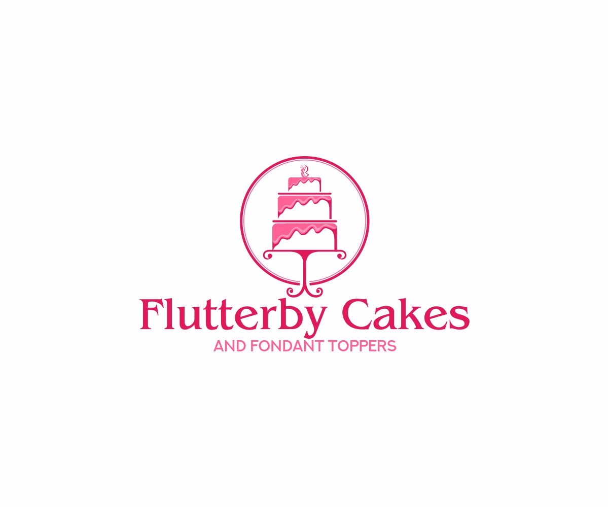 Logo Design by sidh for Flutterby Cakes & Fondant Toppers | Design #17569259