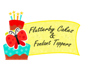 Logo Design by Olia Kashyna for Flutterby Cakes & Fondant Toppers | Design: #17558008
