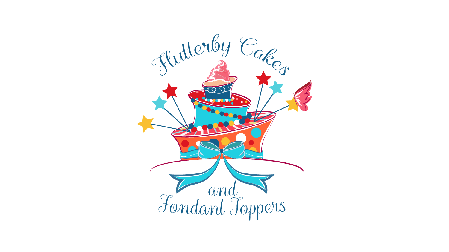 Logo Design by rimakhachatryan for Flutterby Cakes & Fondant Toppers | Design #17599438
