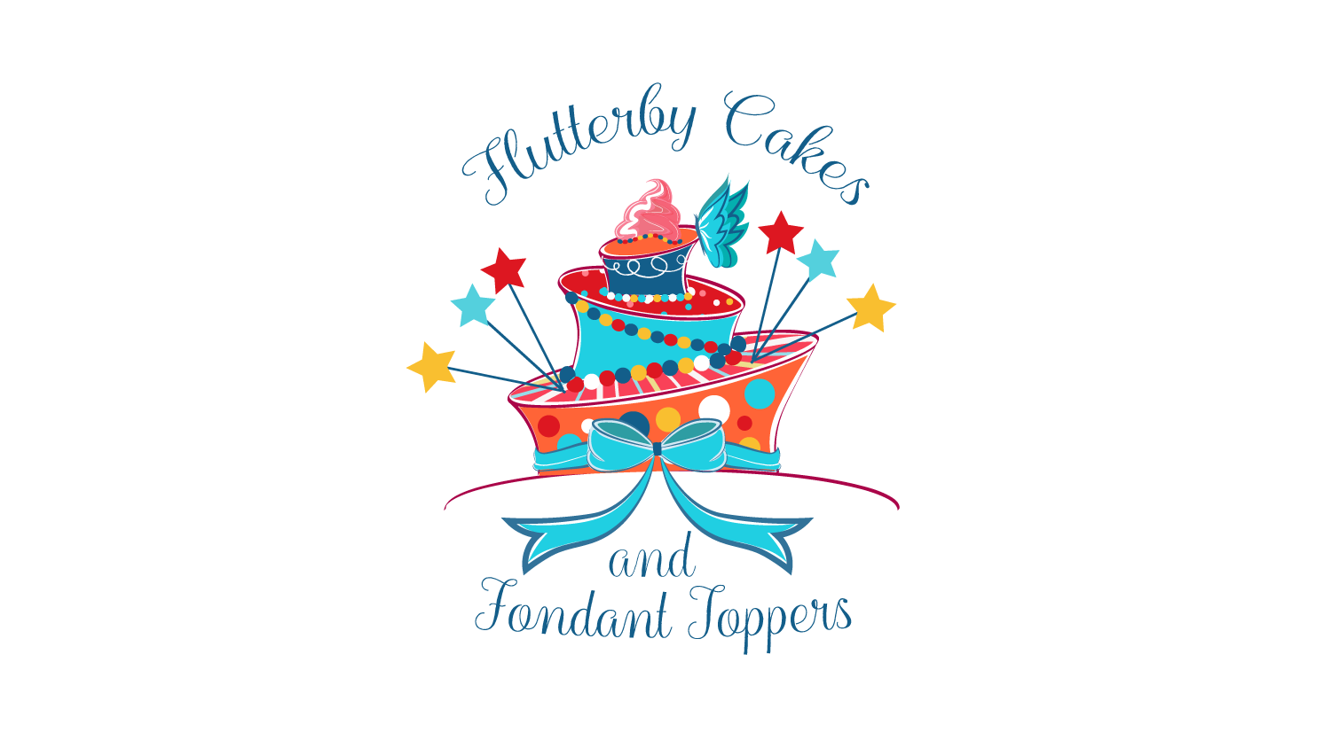 Logo Design by rimakhachatryan for Flutterby Cakes & Fondant Toppers | Design #17605483