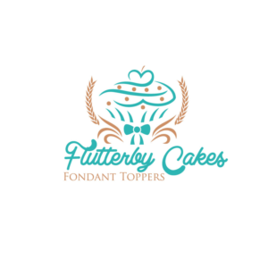 Logo Design by rocklee for Flutterby Cakes & Fondant Toppers | Design: #17590946