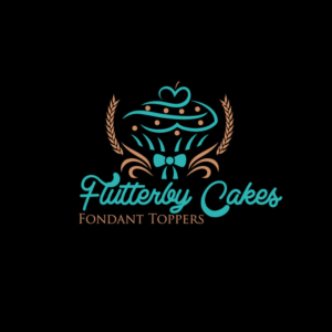 Logo Design by rocklee for Flutterby Cakes & Fondant Toppers | Design: #17590949