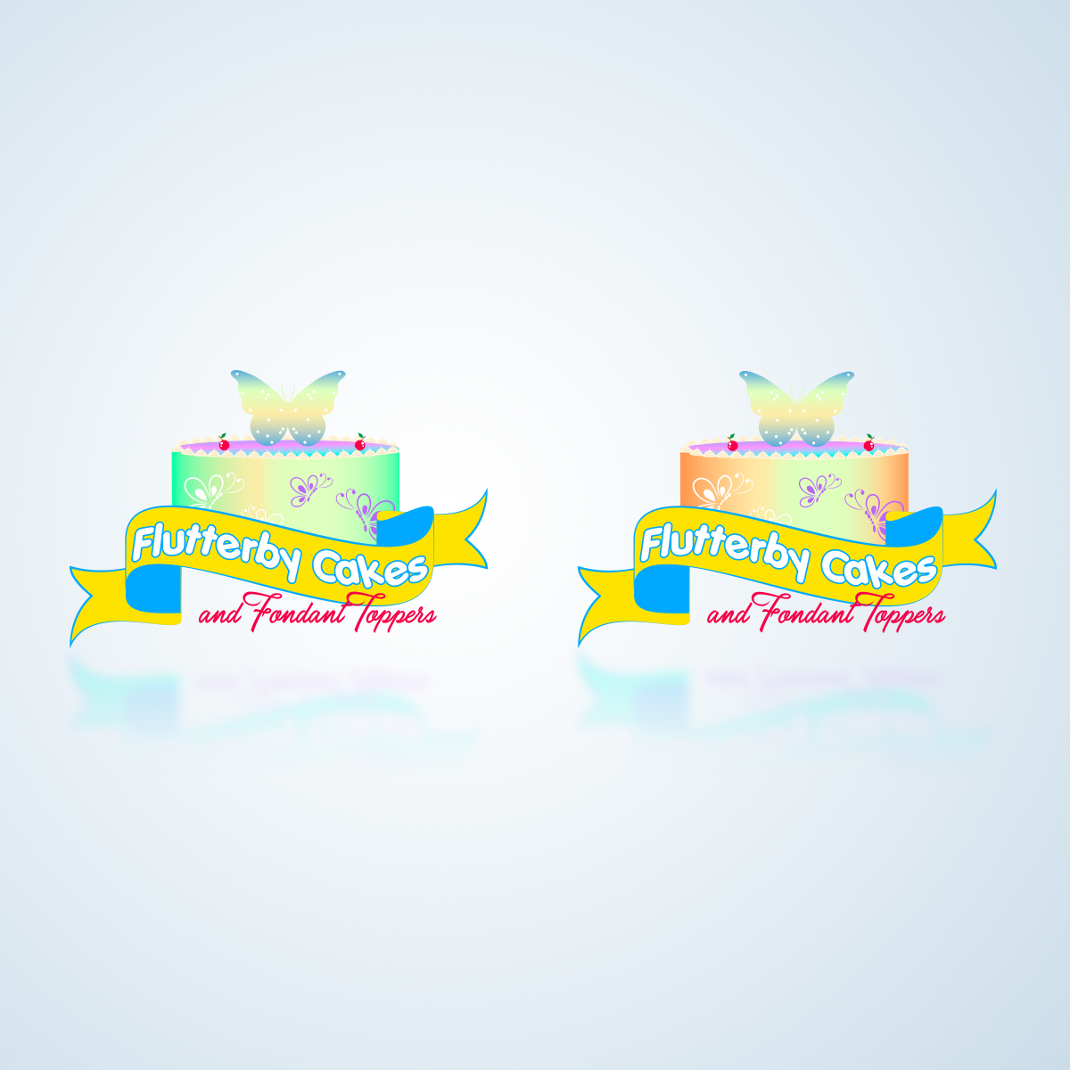 Logo Design by U. Solutions for Flutterby Cakes & Fondant Toppers | Design #17567938