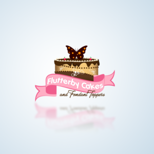 Logo Design by U. Solutions for Flutterby Cakes & Fondant Toppers | Design: #17582864