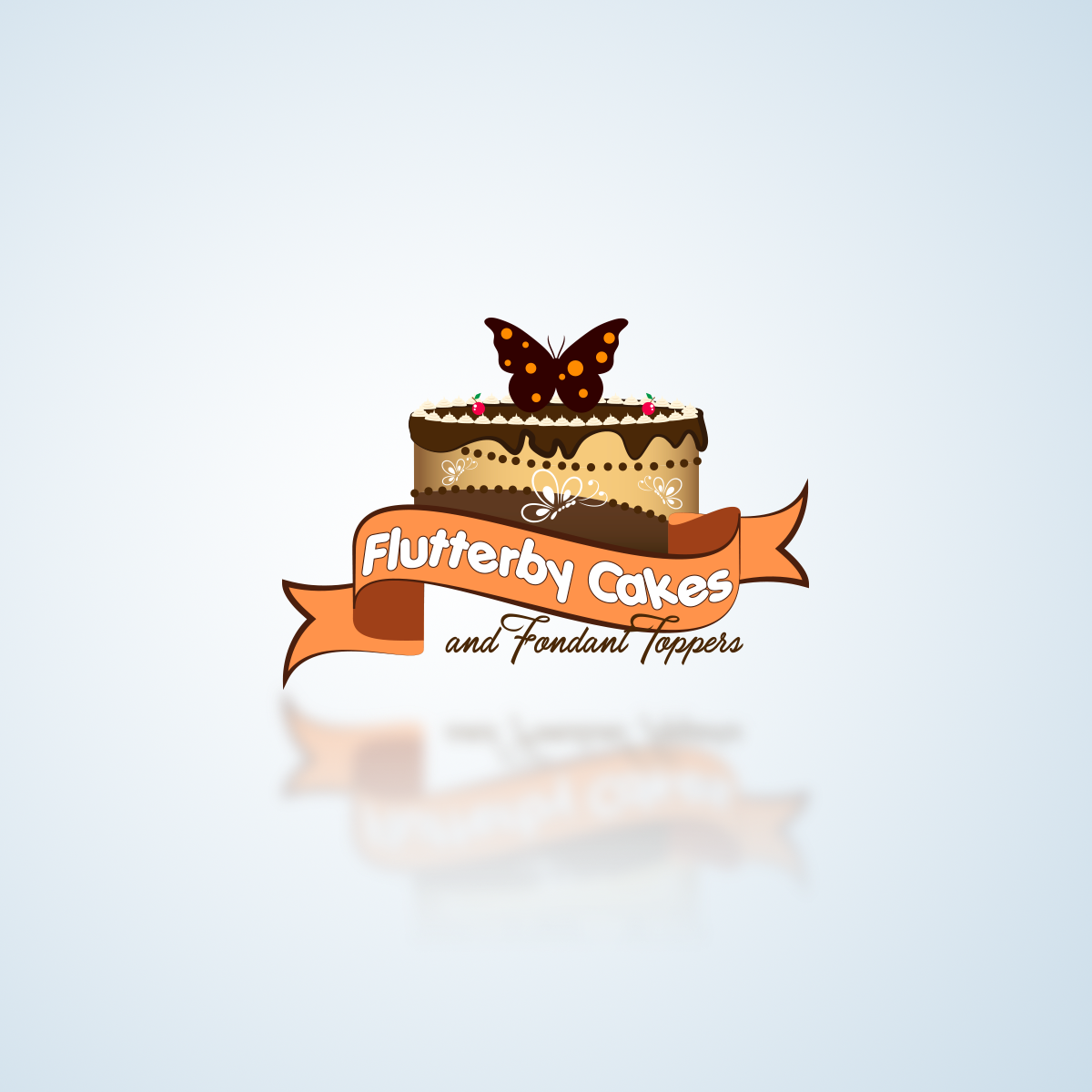 Logo Design by U. Solutions for Flutterby Cakes & Fondant Toppers | Design #17583373