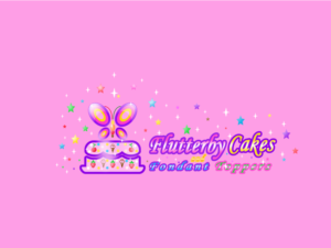 Logo Design by ArtCreative for Flutterby Cakes & Fondant Toppers | Design: #17642825