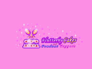 Logo Design by ArtCreative for Flutterby Cakes & Fondant Toppers | Design: #17642836