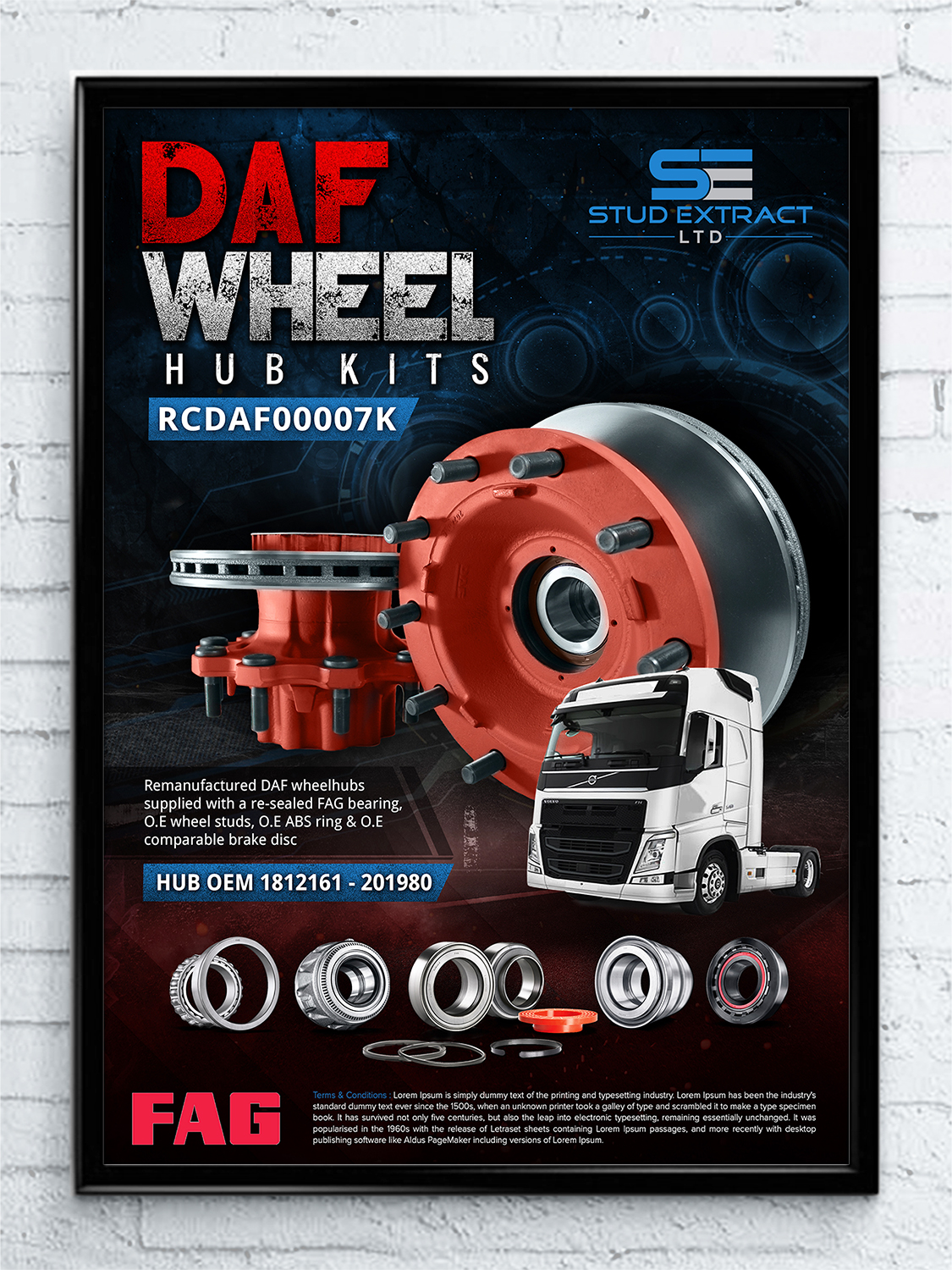Design de Flyer par SAI DESIGNS pour CV Hubs & Bearings Ltd | Design #17563296