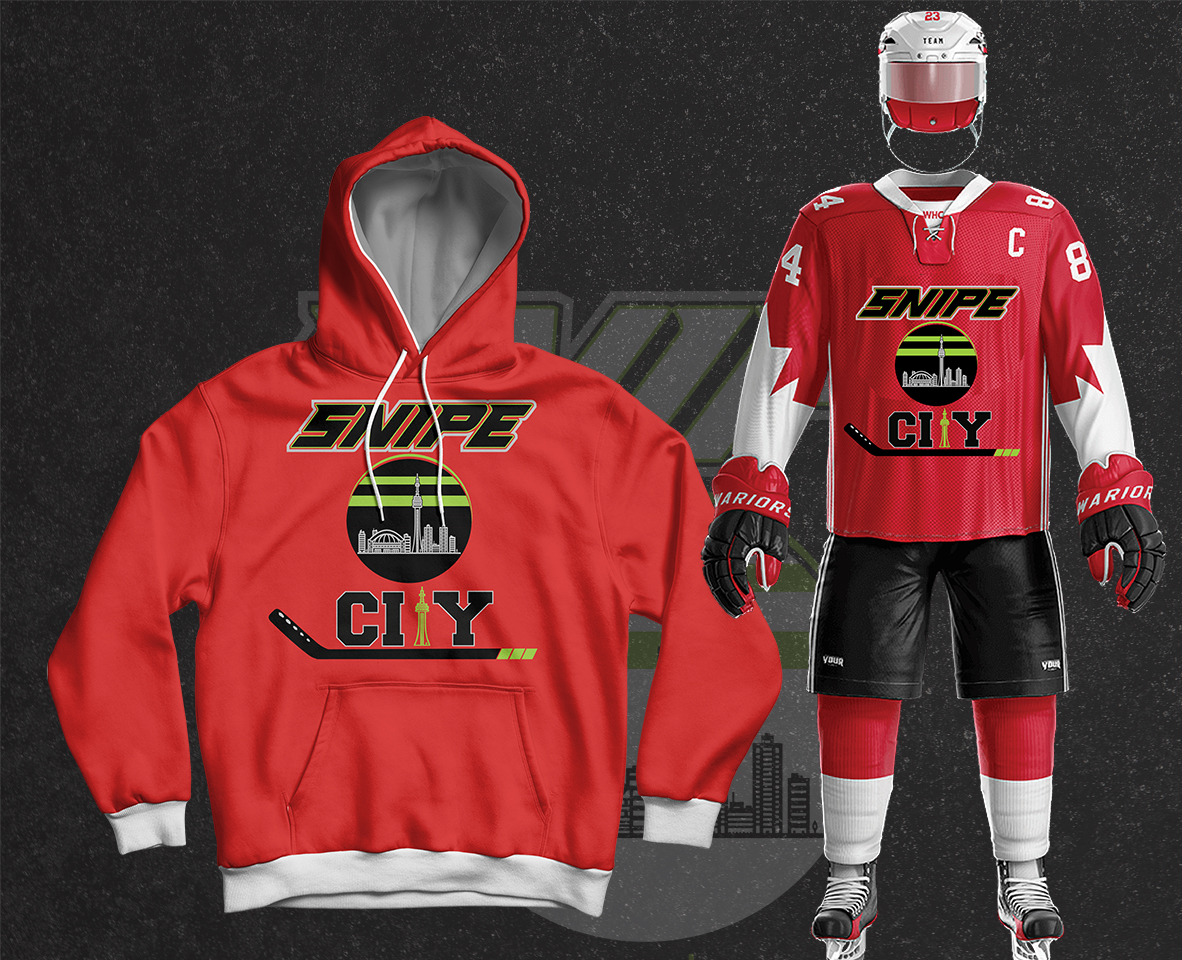 T-shirt Design by A k m mofizil haque for Snipe City Hockey | Design #17503826