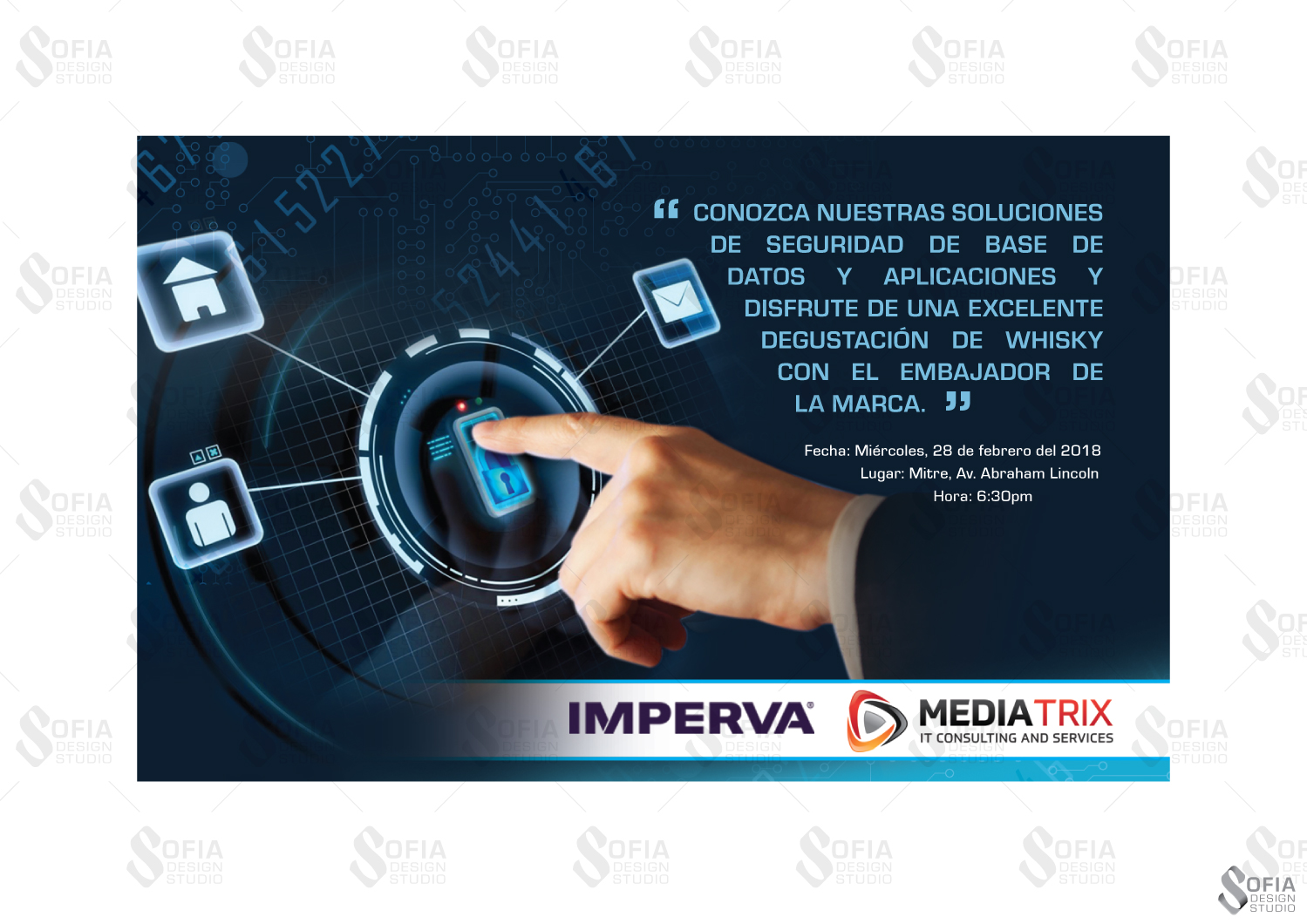 Invitation Design by SofiaDesignStudio for Mediatrix | Design: #17649419