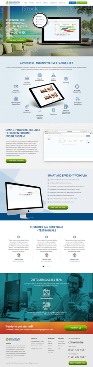 Excursion Booking Engine Marketing Site | Web Design by RupalTechno