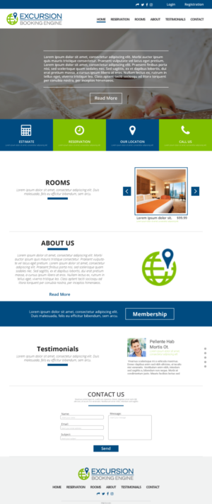 Excursion Booking Engine Marketing Site | Web Design by lionx
