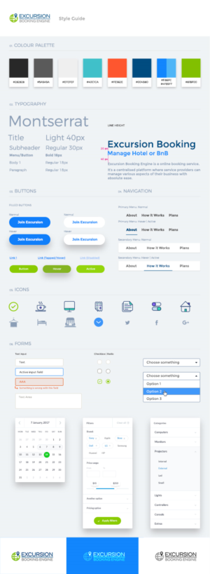Excursion Booking Engine Marketing Site | Web Design by insert name here