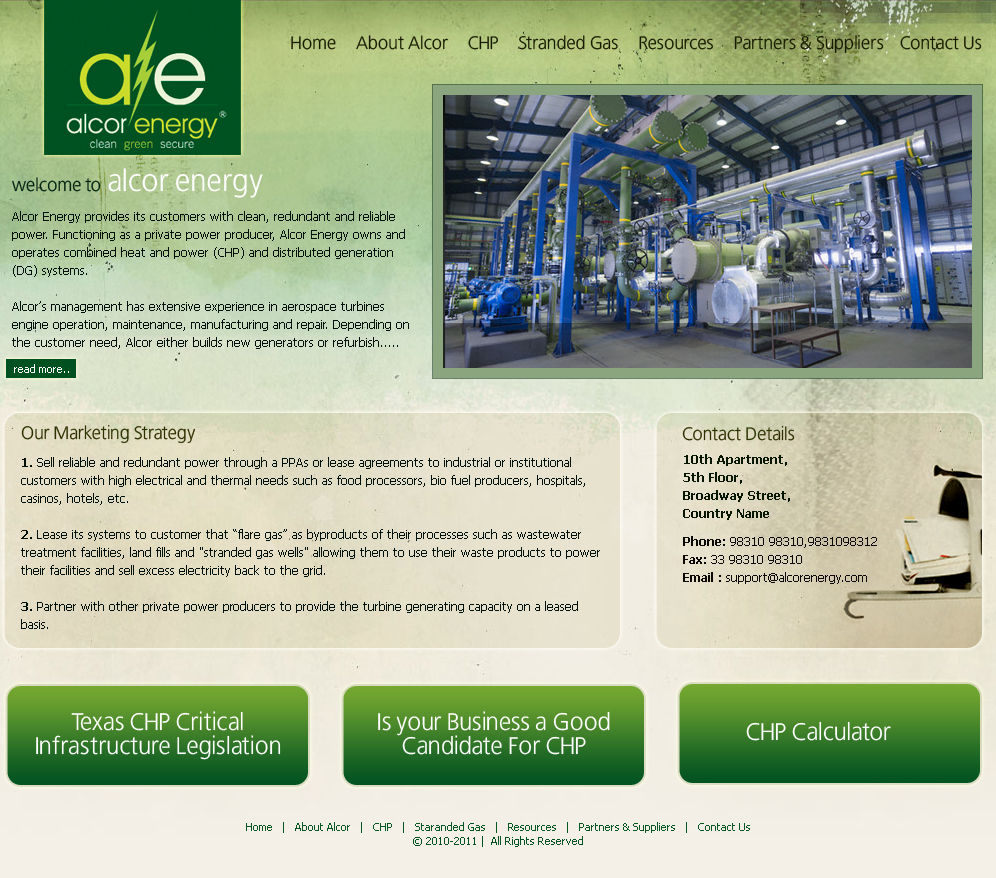 Web-Design von Expert Designer für Alcor Energy Solutions, LLC | Design: #46510