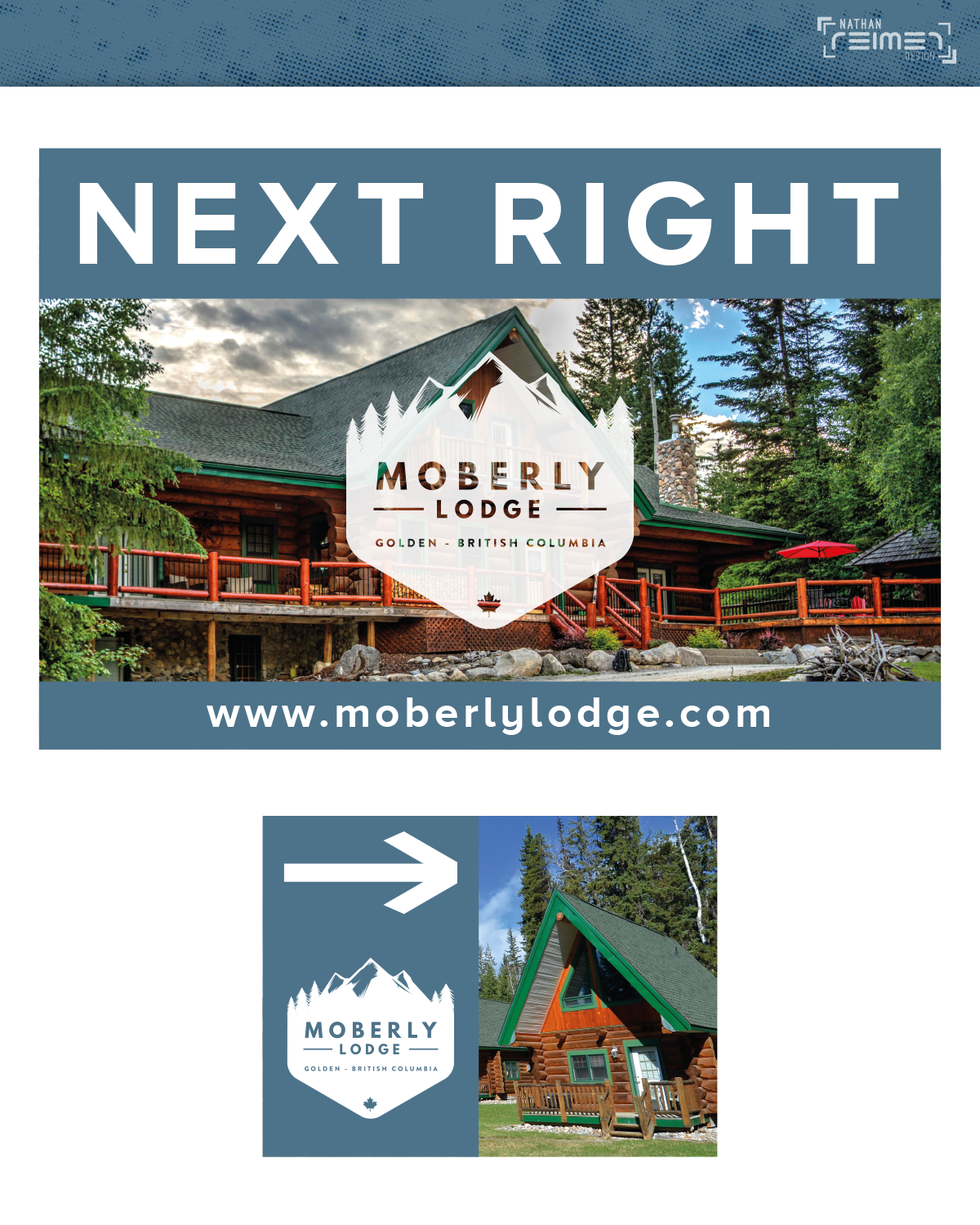 Signage Design by nreimer for Moberly Lodge | Design #17663159