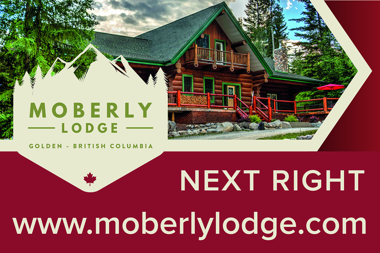 Signage Design by Ellie Afonso for Moberly Lodge | Design #17674258