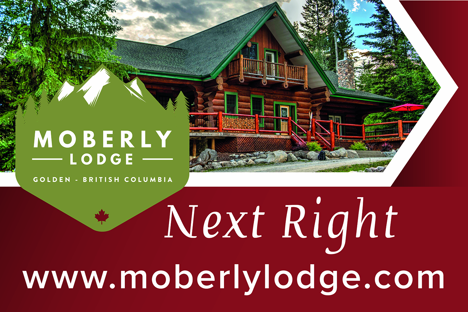 Signage Design by Ellie Afonso for Moberly Lodge | Design #17674785