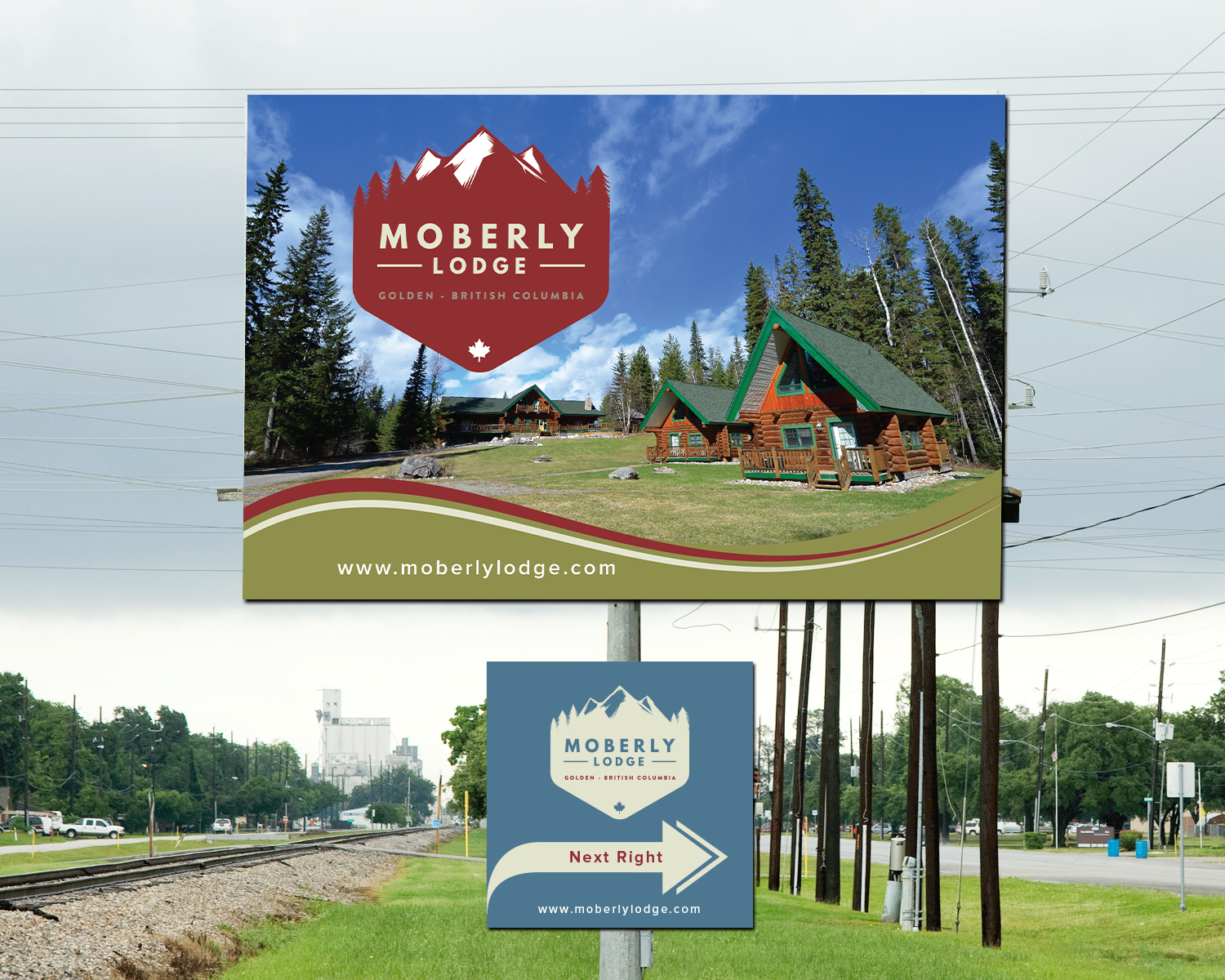 Signage Design by mmmarif1982 for Moberly Lodge | Design #17616192