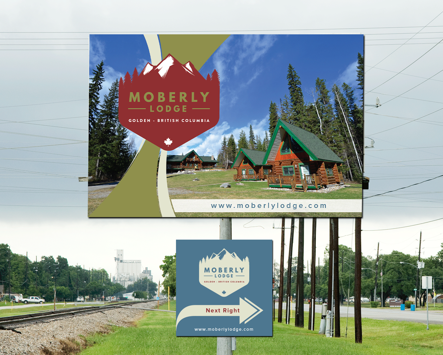 Signage Design by mmmarif1982 for Moberly Lodge | Design #17616256