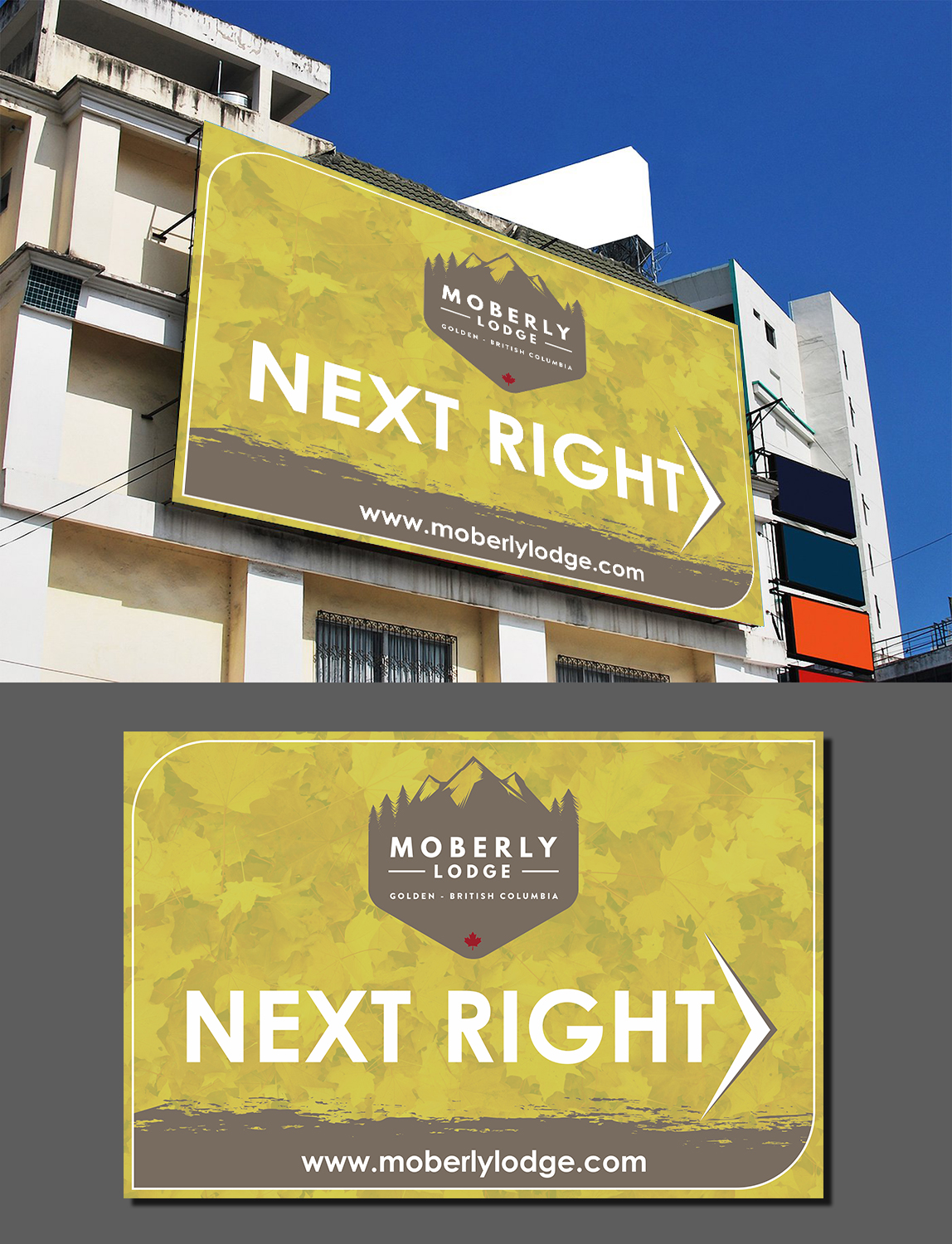 Signage Design by ecorokerz for Moberly Lodge | Design #17561087