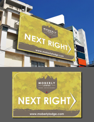 Signage Design by ecorokerz for Moberly Lodge | Design: #17561087