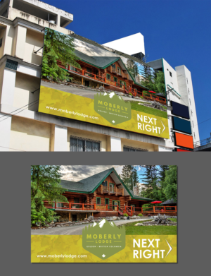 Signage Design by ecorokerz for Moberly Lodge | Design #17561088