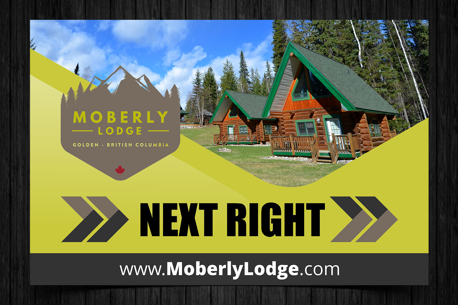 Signage Design by ecorokerz for Moberly Lodge | Design #17563324