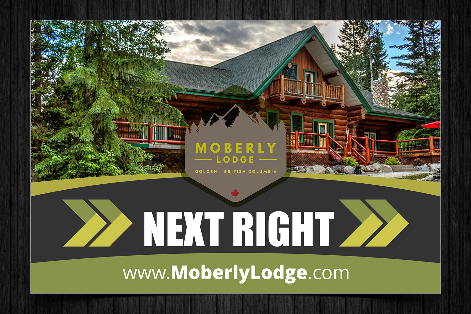 Signage Design by ecorokerz for Moberly Lodge | Design #17563325