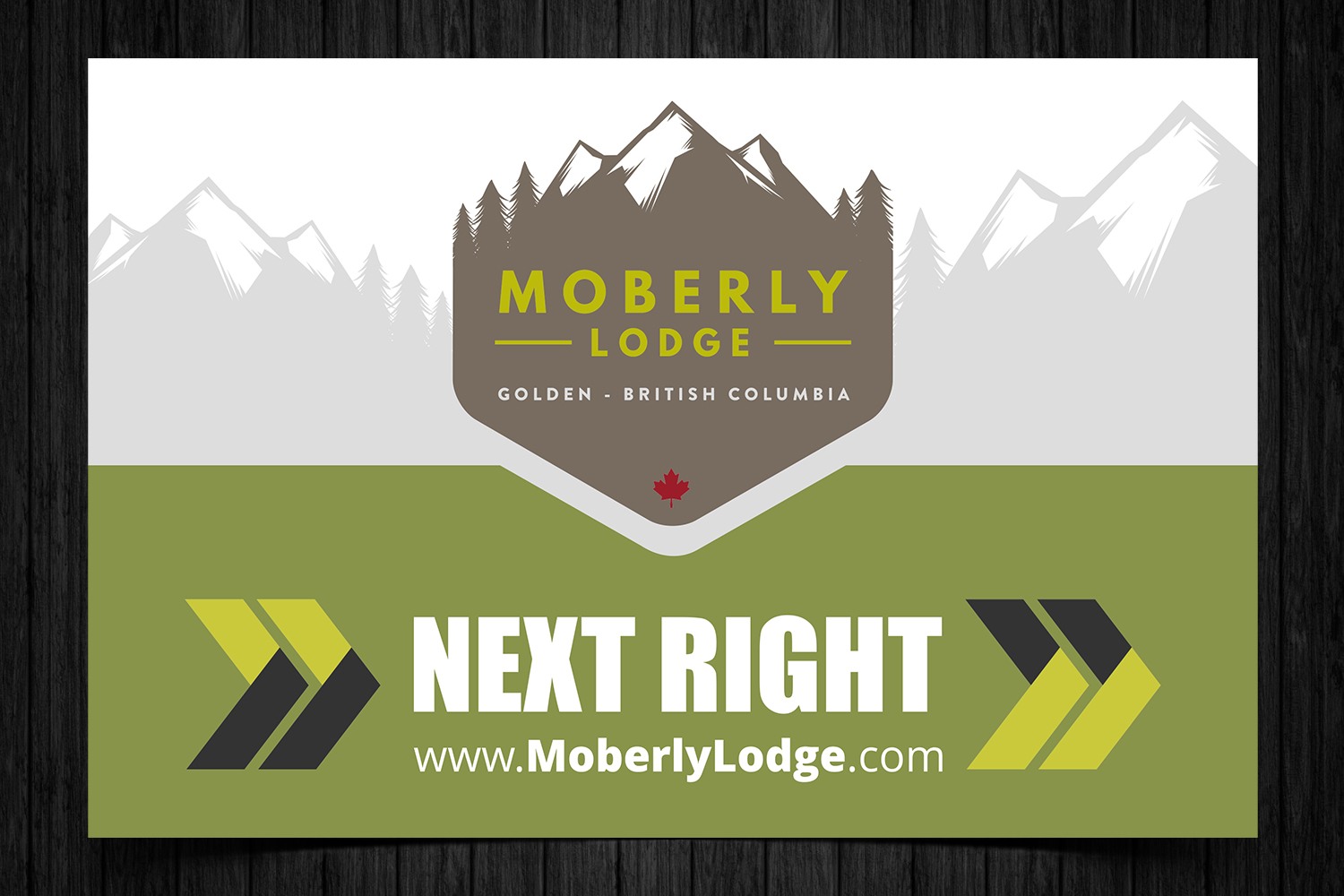 Design de Panneau par ecorokerz pour Moberly Lodge | Design #17563326