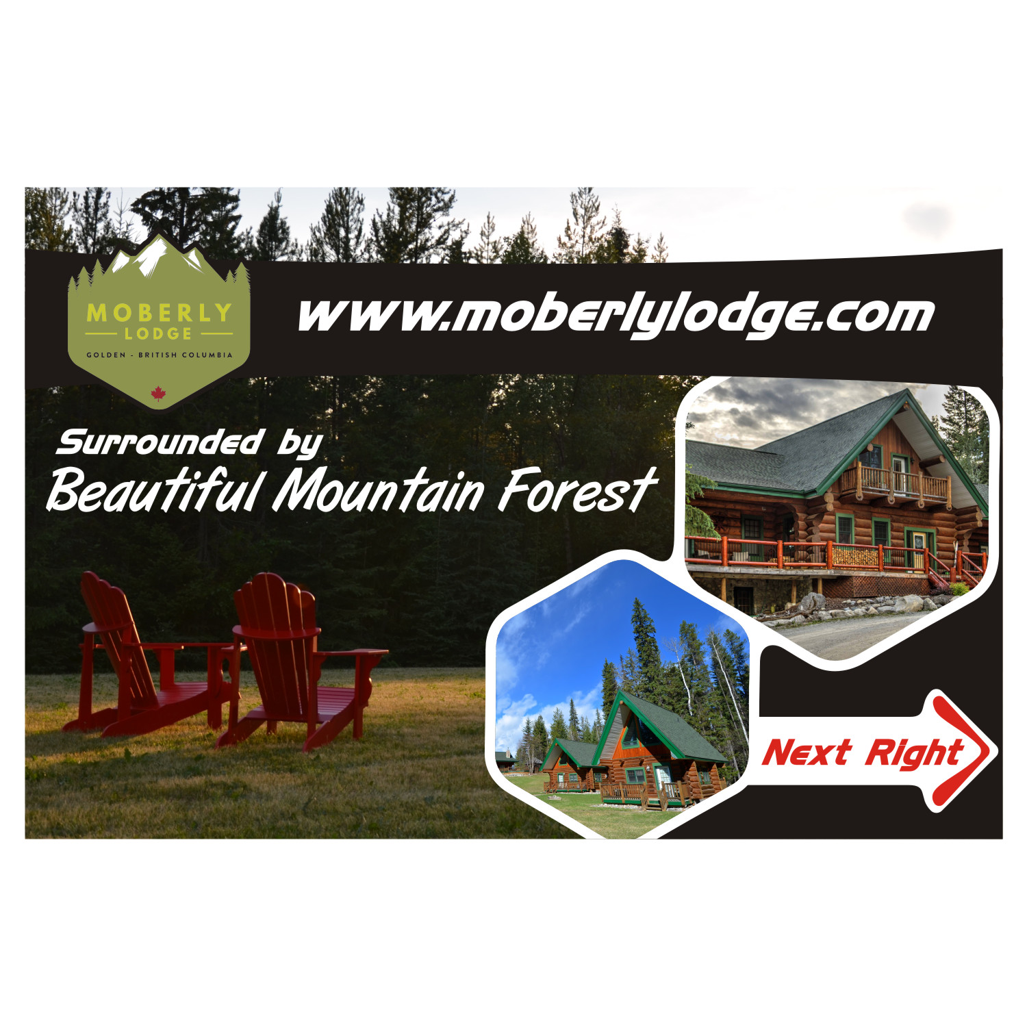 Signage Design by DG+ for Moberly Lodge | Design #17582264