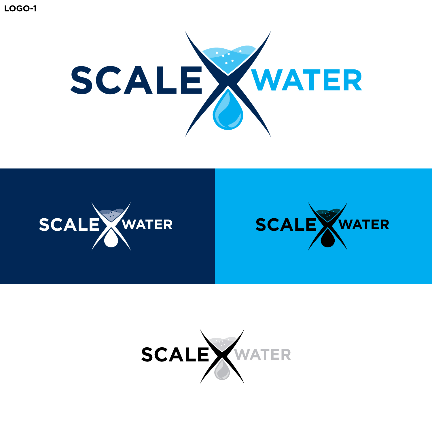 Logo Design by Suvendu.S for ScaleX Pro Water | Design #17565208