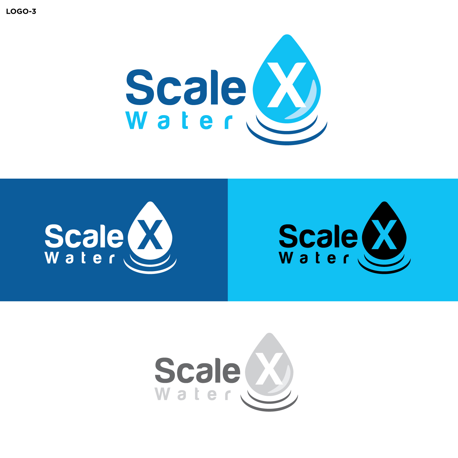 Logo Design by Suvendu.S for ScaleX Pro Water | Design #17565209
