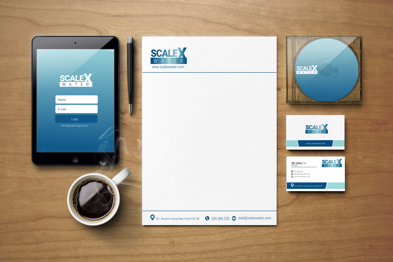 Logo Design by Andromeda  for ScaleX Pro Water | Design #17509190