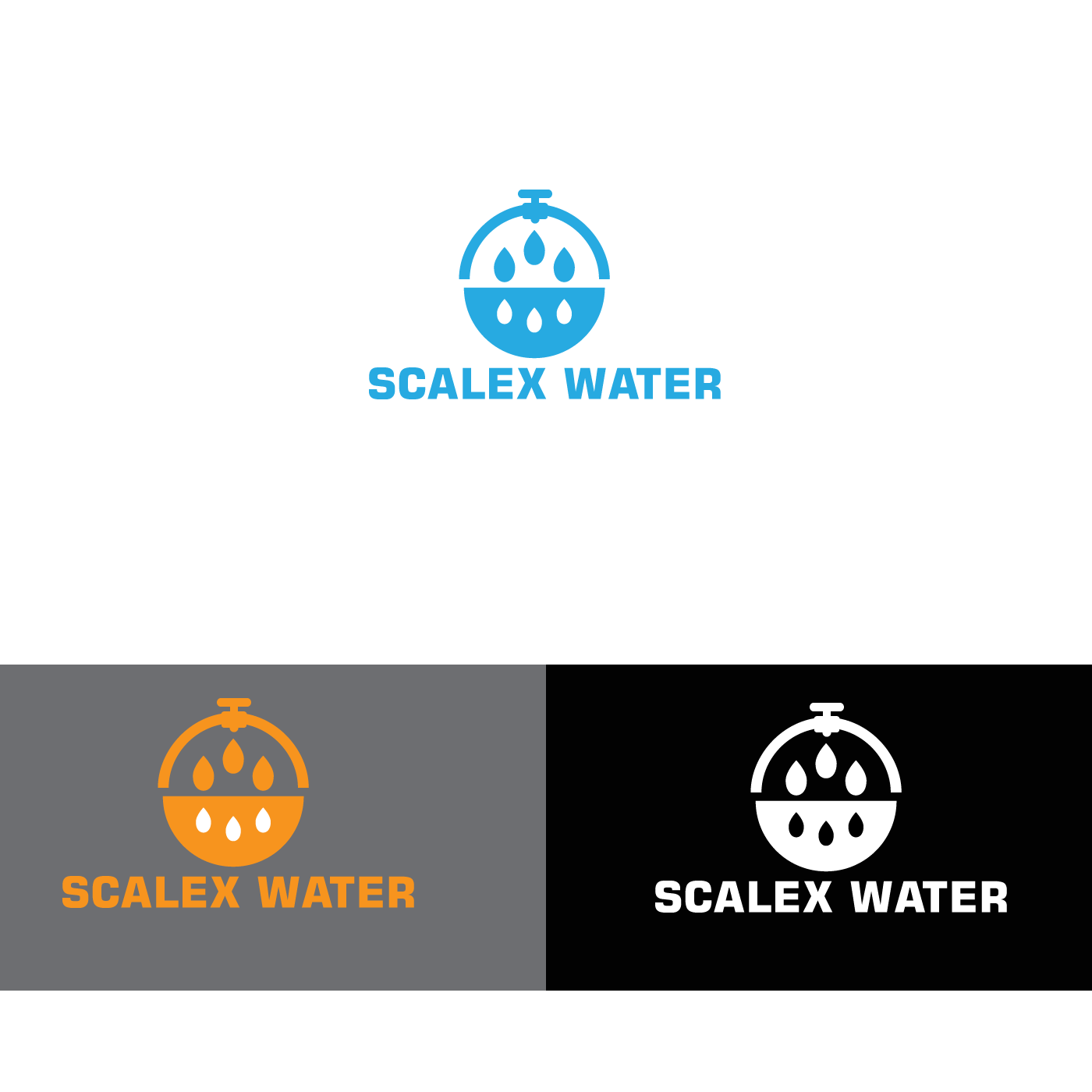 Logo Design by Robert alexander jaffray 2 for ScaleX Pro Water | Design #17512288