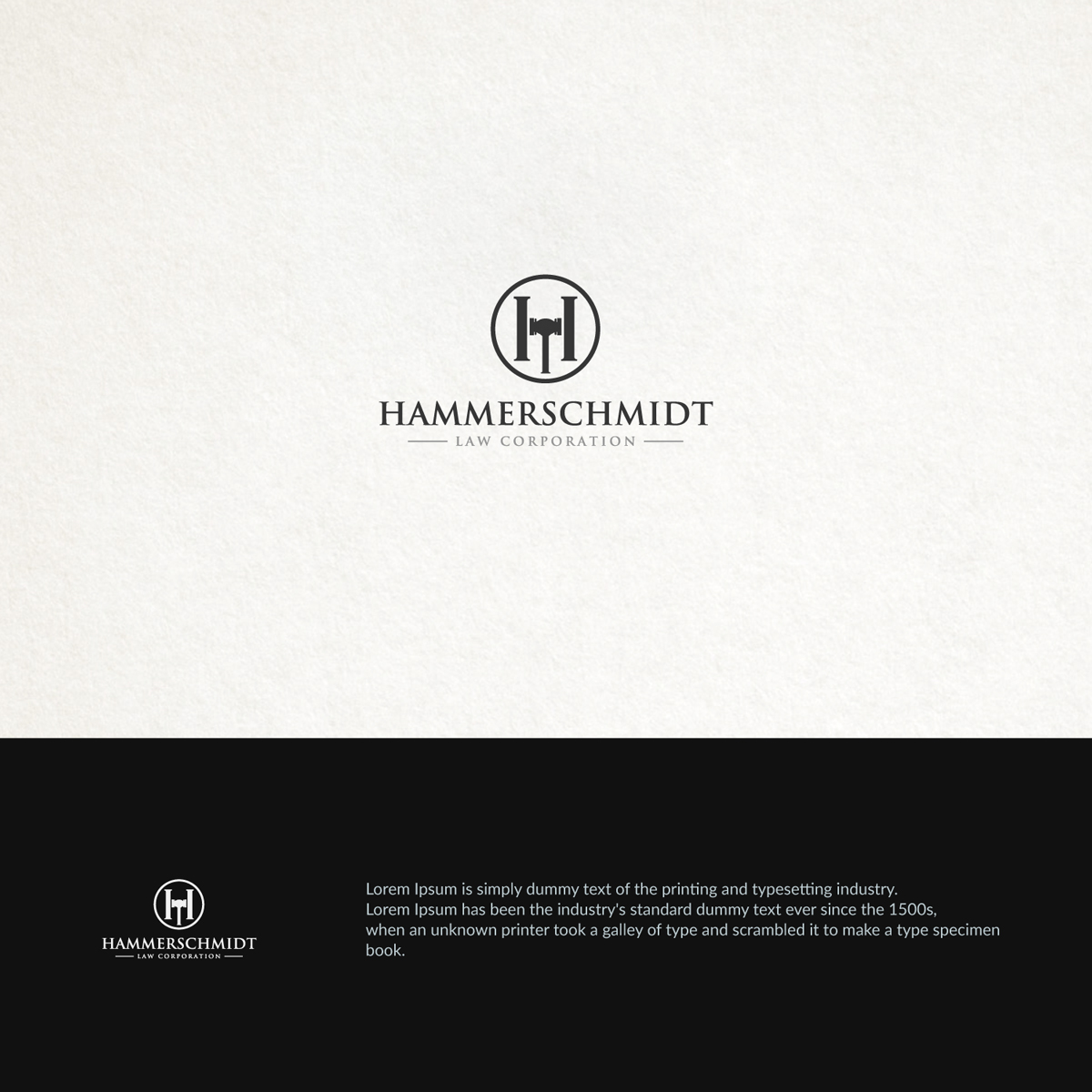 Logo Design by ideaz2050 for Hammerschmidt Law Corporation | Design #17509226