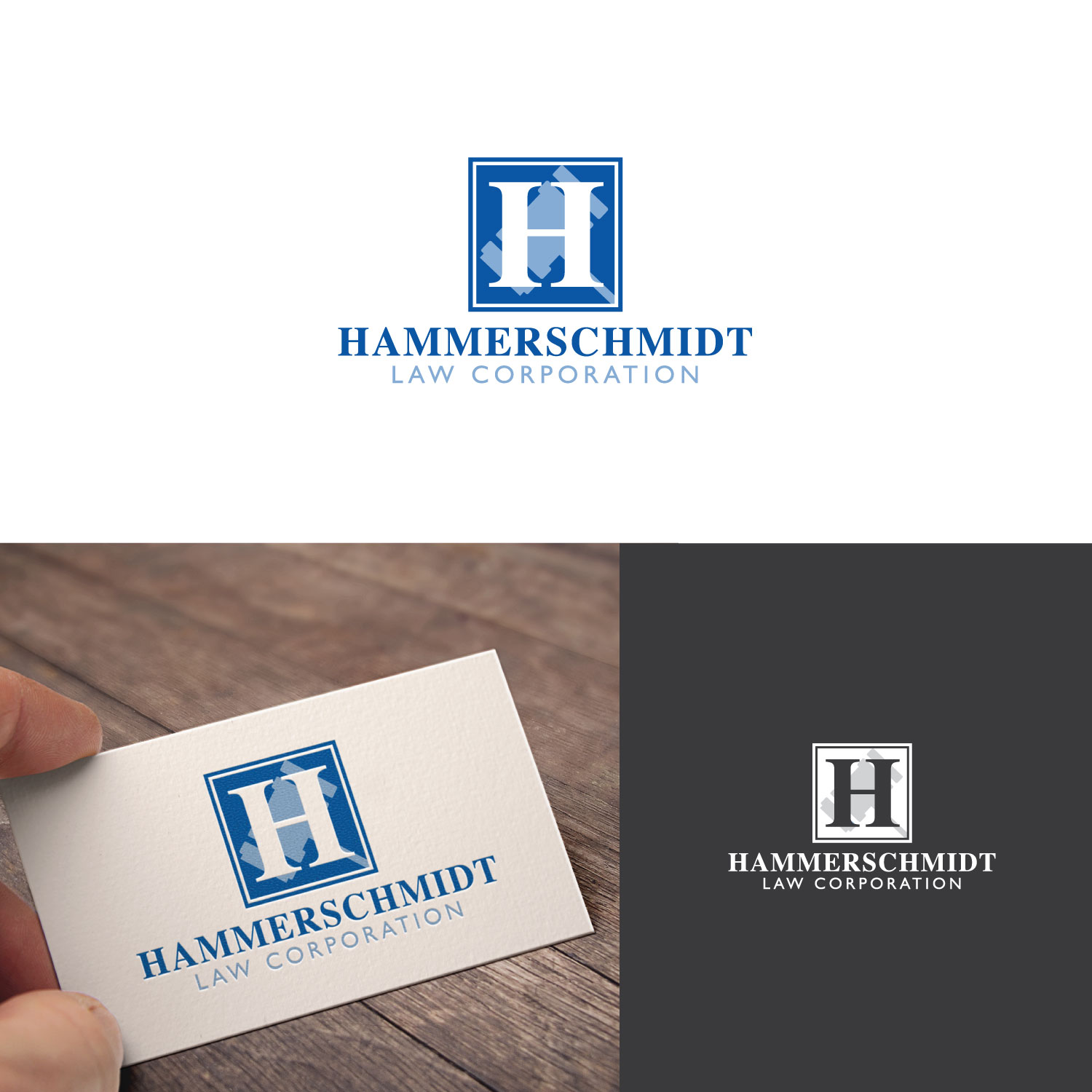 Logo Design by LogoToGoStudio for Hammerschmidt Law Corporation | Design #17558619