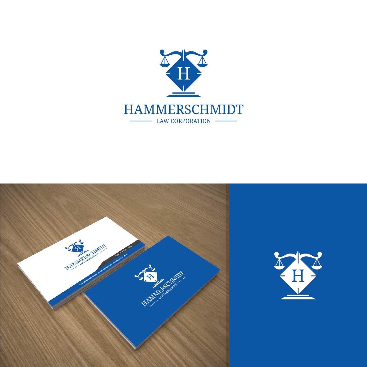 Logo Design by Deziners Zone for Hammerschmidt Law Corporation | Design #17525849